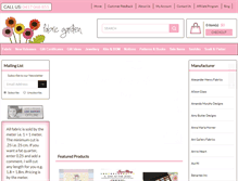 Tablet Screenshot of fabricgarden.com.au
